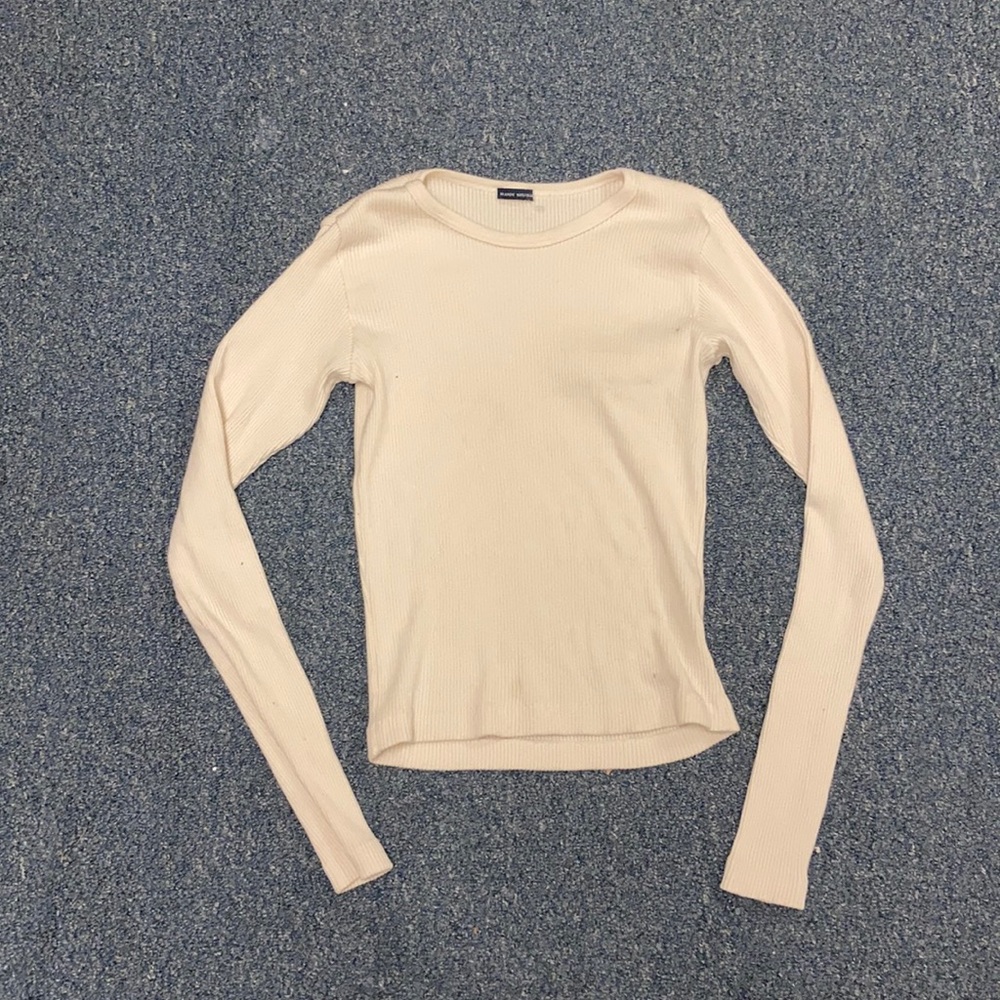 Brandy Melville Ribbed Sweater Tee